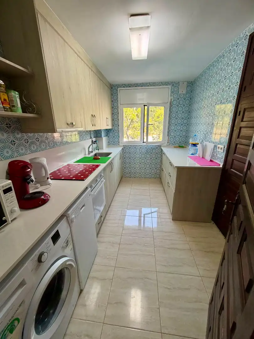 Kitchen of Flat for sale in Mont-roig del Camp  with Heating, Terrace and Furnished