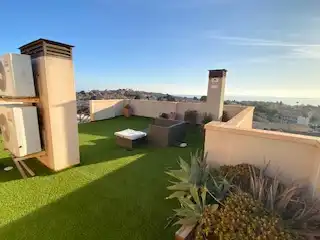Terraza de Dúplex de alquiler en Alicante / Alacant con Aire acondicionado, Calefacción y Terraza