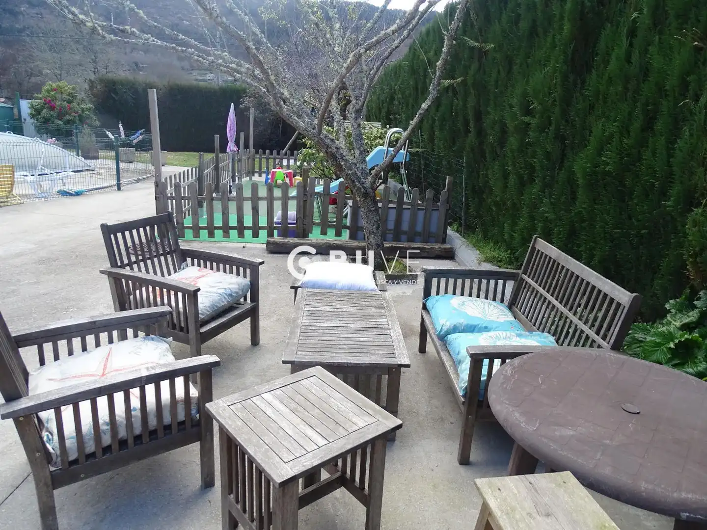 Terraza de Casa o chalet en venta en Cotobade con Calefacción, Piscina y Amueblado