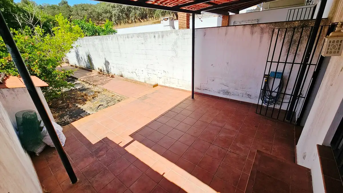 Terraza de Casa adosada en venta en Aroche con Aire acondicionado, Jardín privado y Amueblado