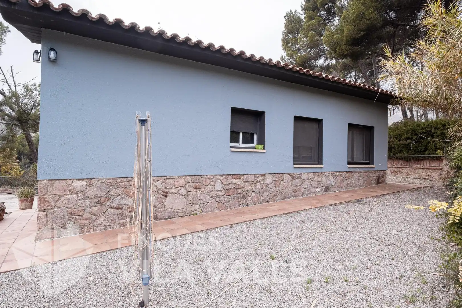 Vista exterior de Casa o xalet en venda en Bigues i Riells del Fai amb Jardí privat, Terrassa i Traster