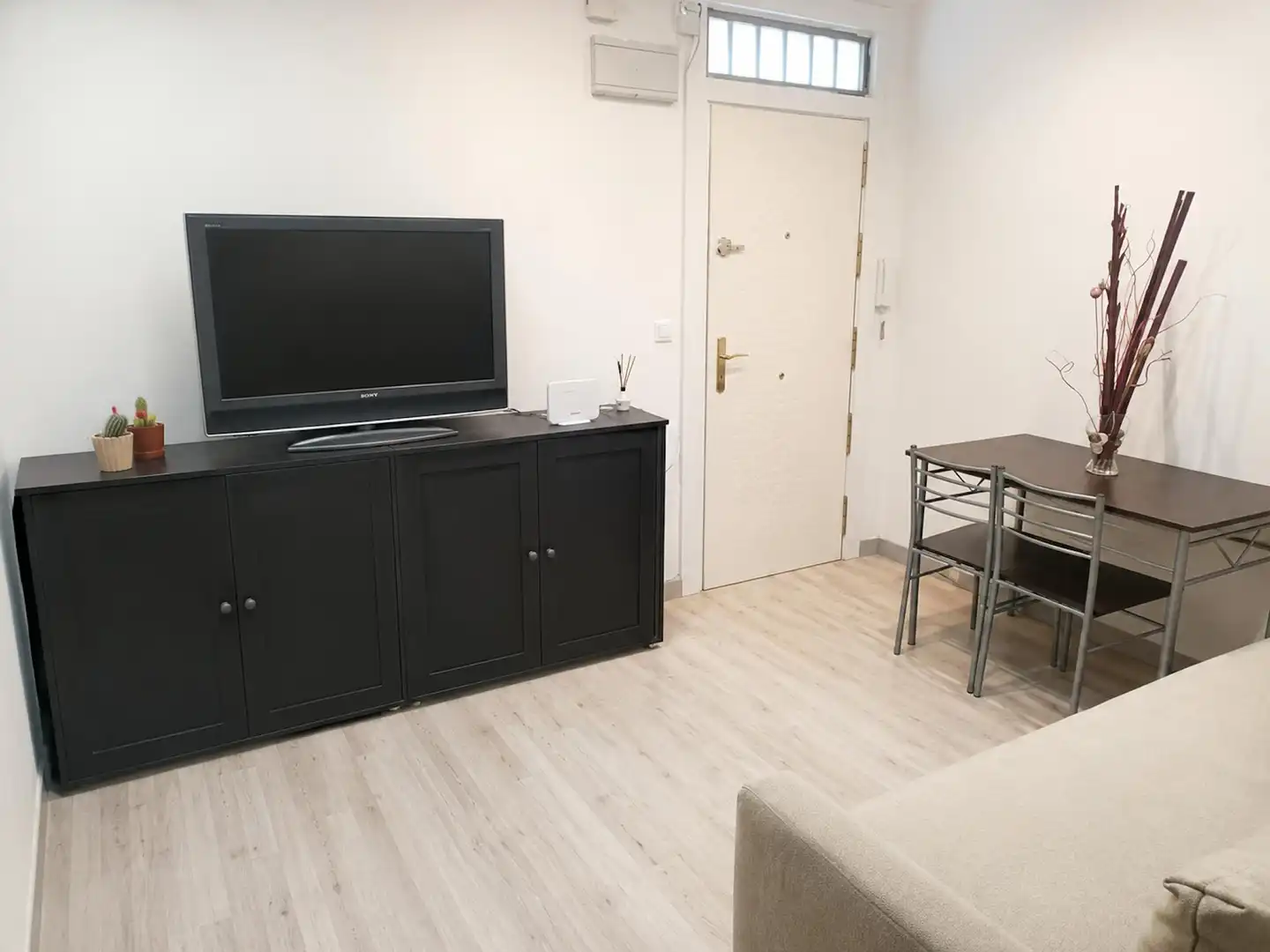 Wohnzimmer von Wohnung zur Miete in Madrid mit Klimaanlage, Heizung und Möbliert