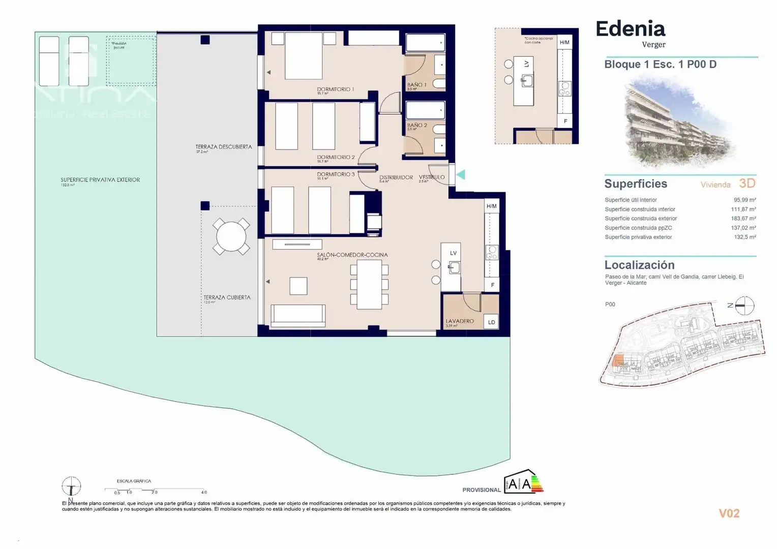 Ground floor with pool for sale in El Verger, imagen 12
