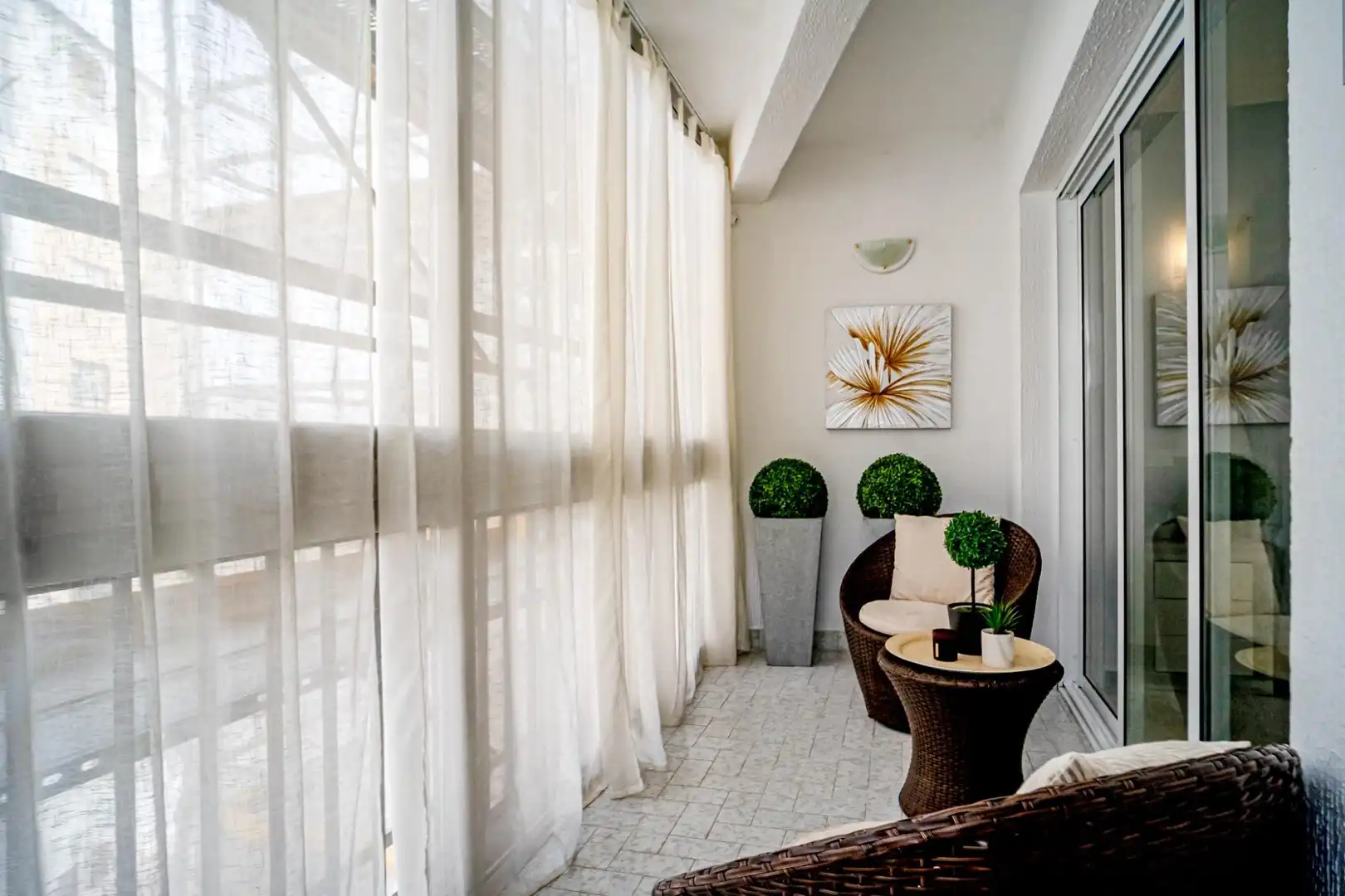 Terrassa de Apartament en venda en Calpe / Calp amb Aire condicionat, Traster i Balcó