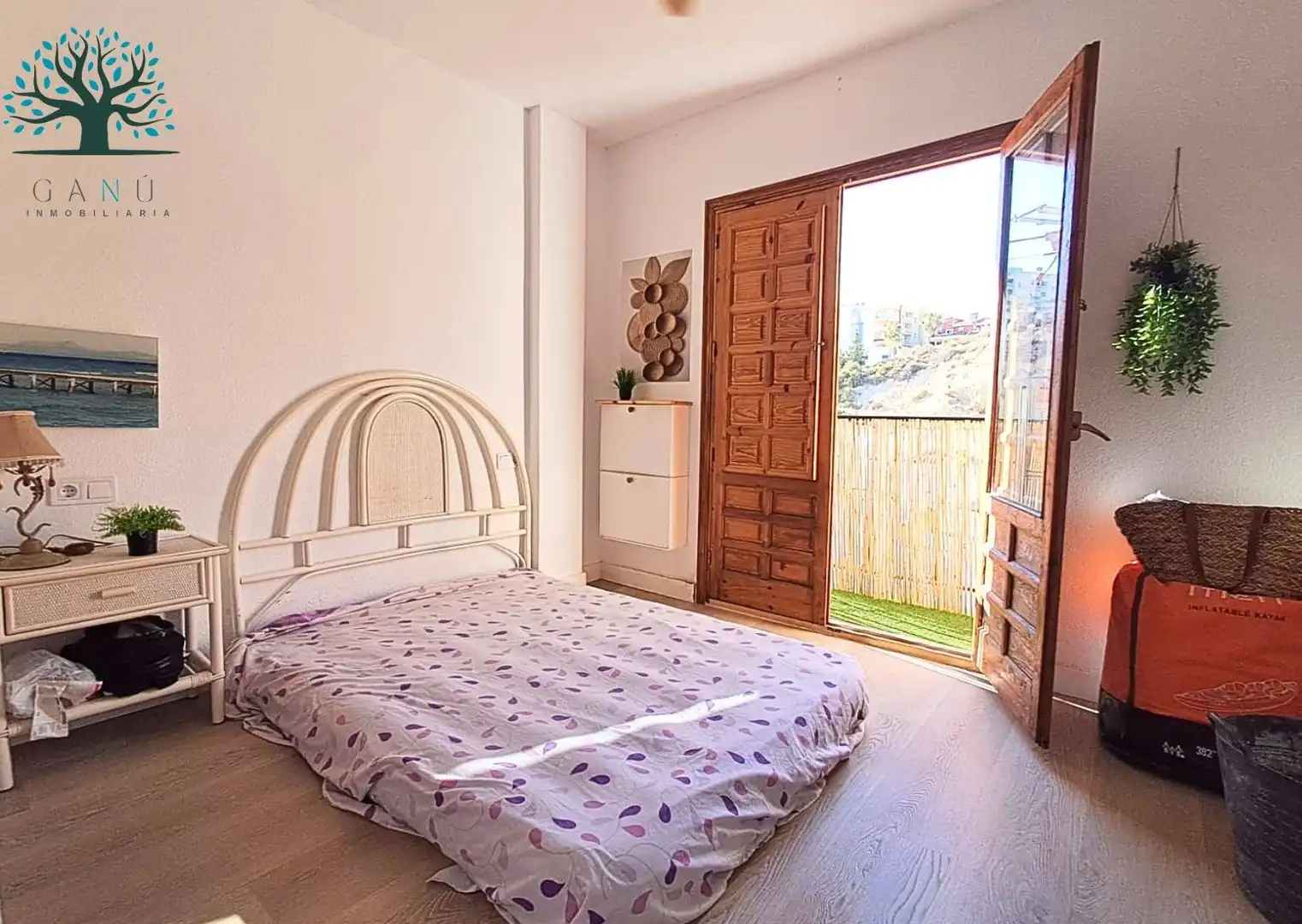Dormitori de Apartament en venda en Mazarrón amb Aire condicionat, Terrassa i Moblat