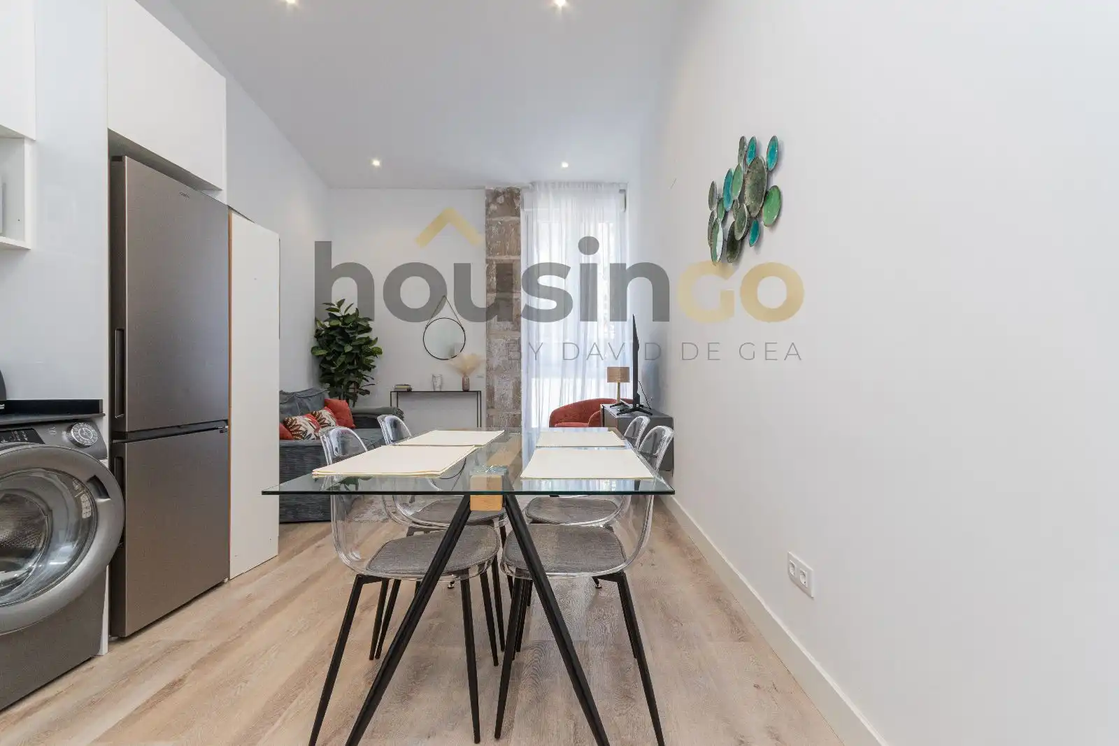 Dining room of Flat for rent in Madrid  with Air Conditioner, Heating and Furnished