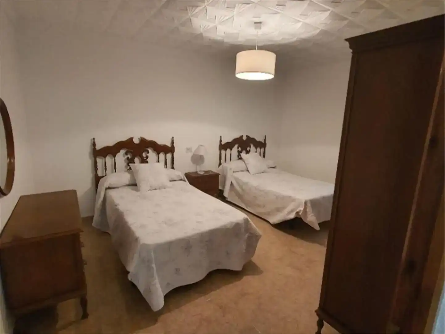 Schlafzimmer von Wohnung zur Miete in Olula del Río mit Klimaanlage und Balkon