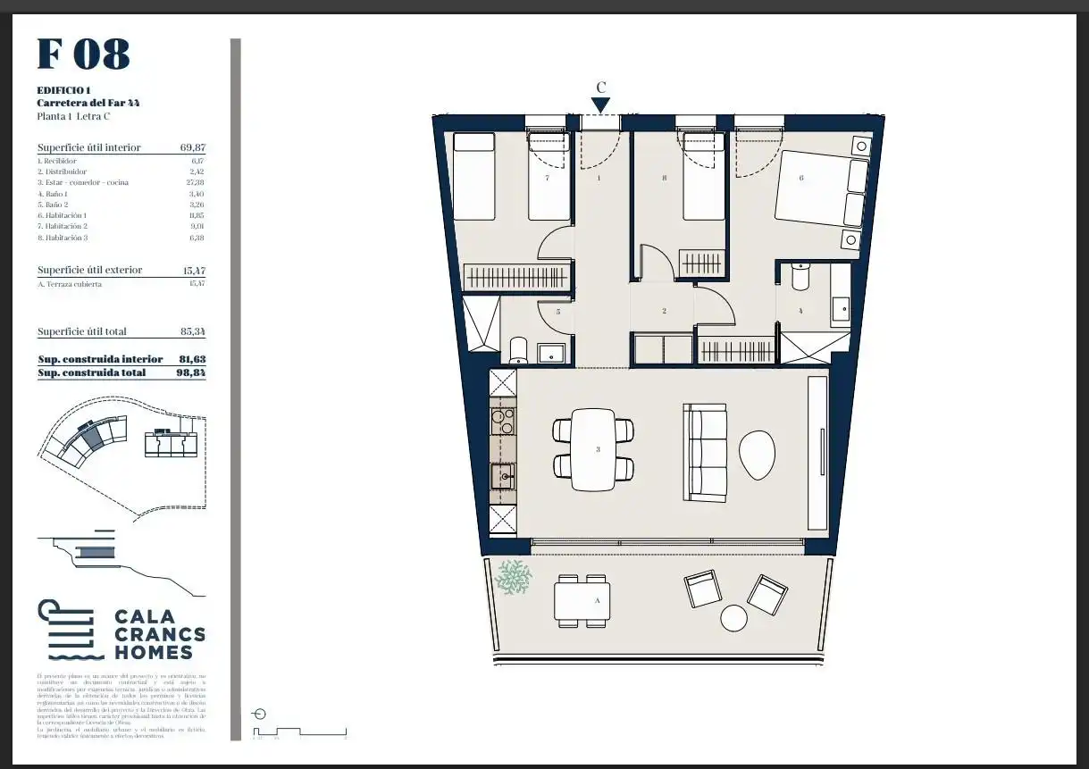 Appartement compact avec terrasse à vendre à Pla de Maset - Cap de Salou, imagen 10