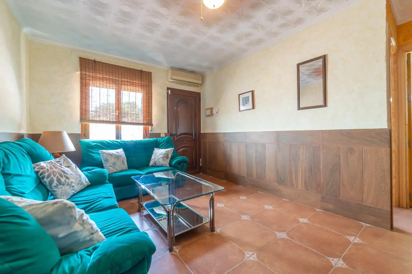 Sala de estar de Casa adosada en venta en San Javier con Jardín privado, Trastero y Amueblado