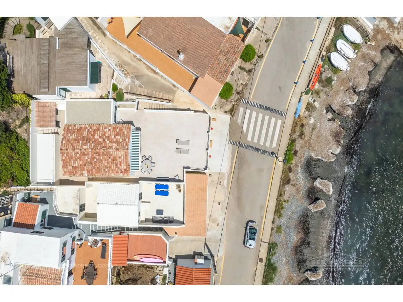 Vista exterior de Casa o xalet en venda en Maó - Mahón amb Aire condicionat, Terrassa i Moblat