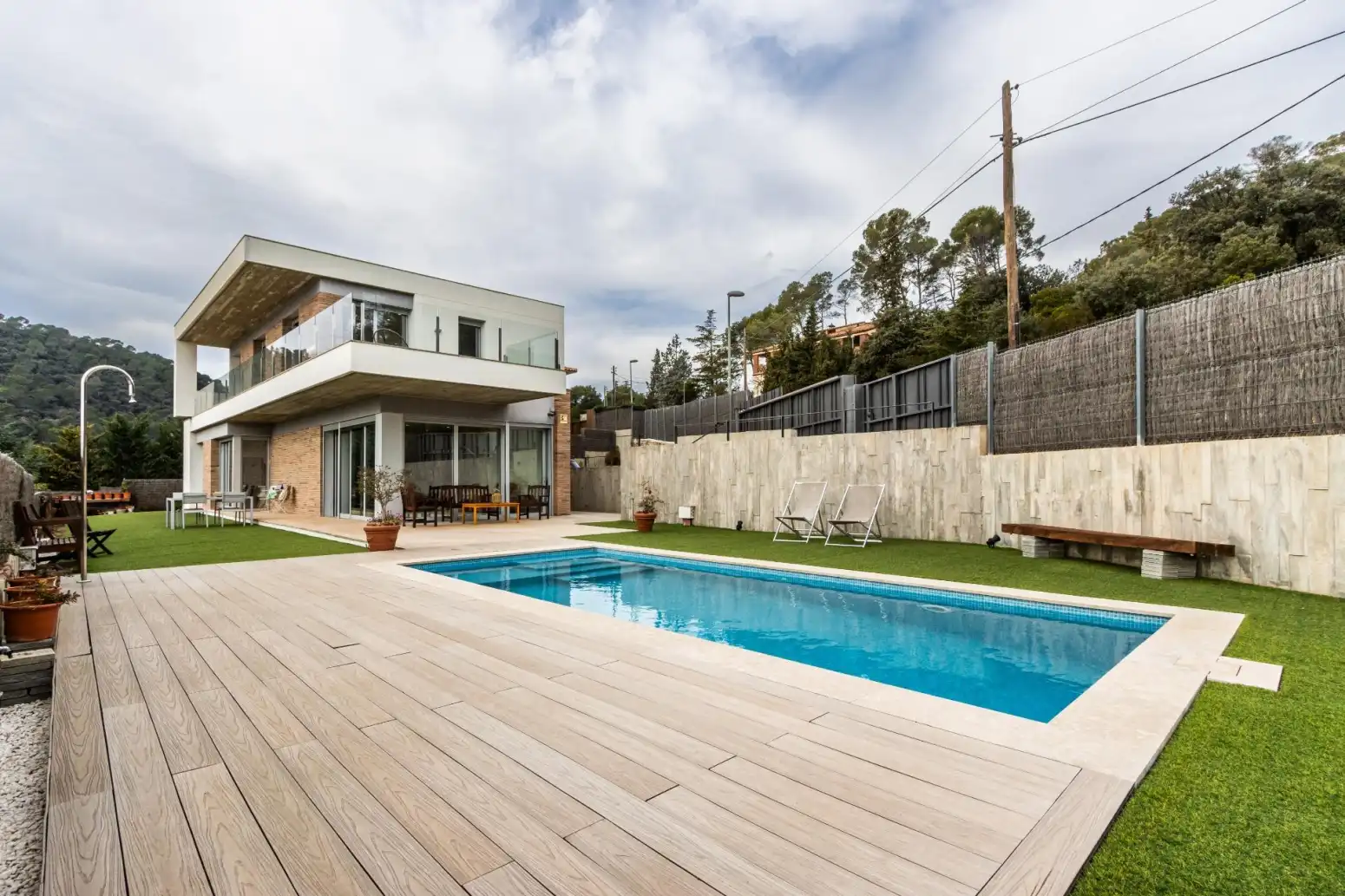 Piscina de Casa o chalet en venta en Matadepera con Aire acondicionado, Calefacción y Terraza