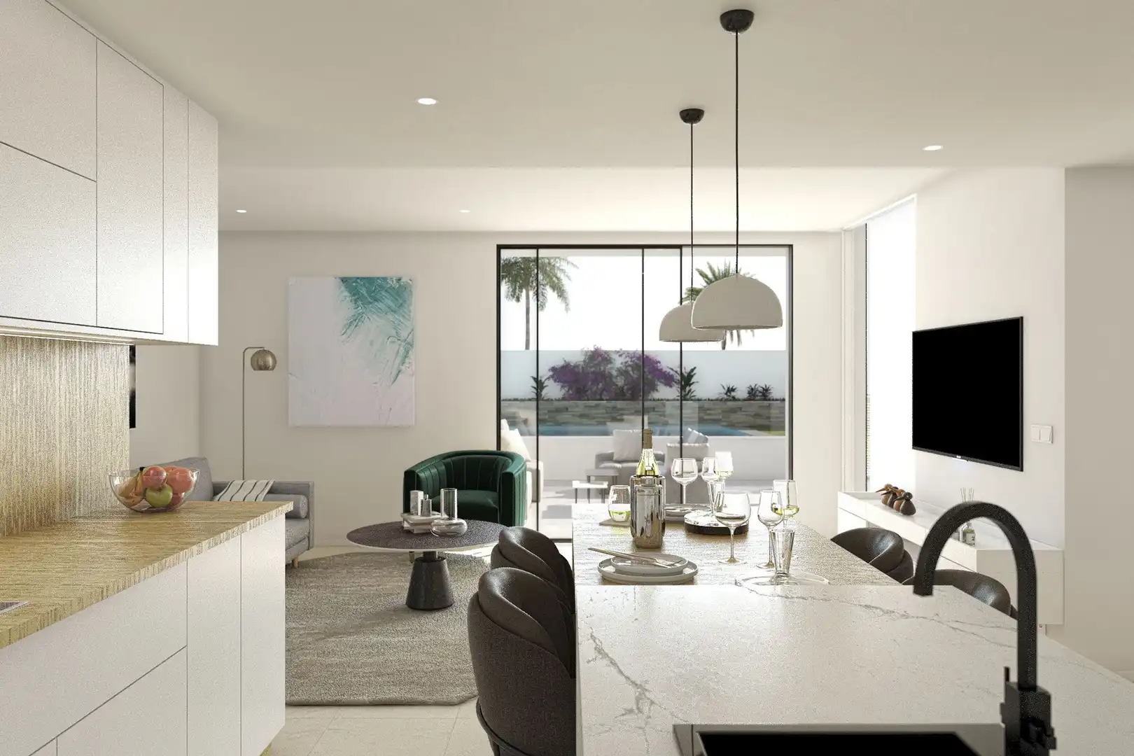 Sala de estar de Apartamento en venta en San Pedro del Pinatar con Balcón