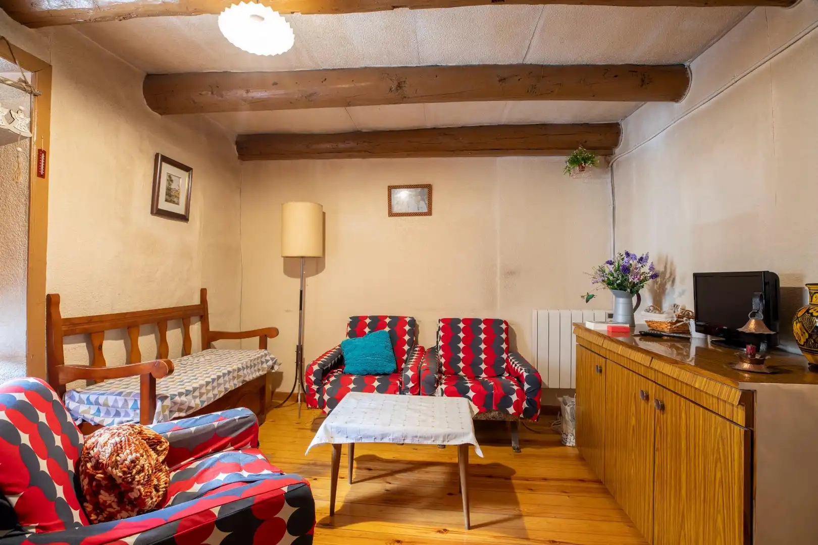 Sala de estar de Finca rústica en venta en Biescas con Calefacción y Jardín privado