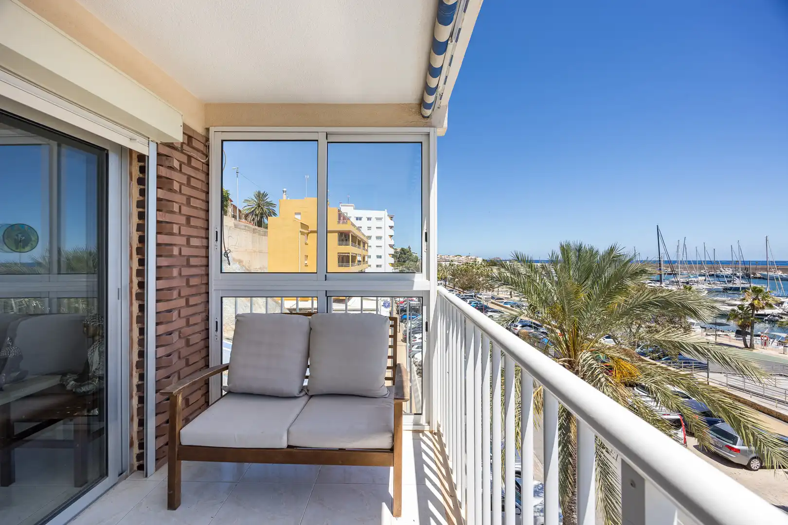 Terrasse von Wohnungen zum Verkauf in Villajoyosa / La Vila Joiosa mit Möbliert