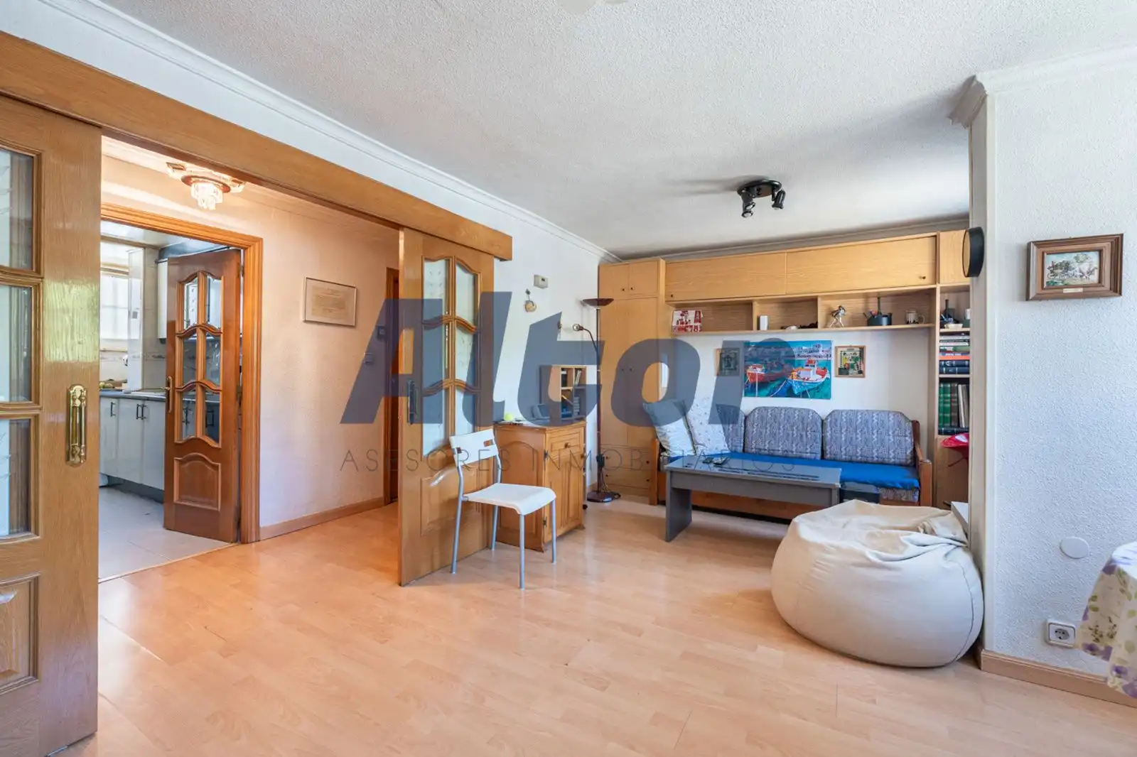 Sala de estar de Piso en venta en Madrid con Calefacción y Amueblado