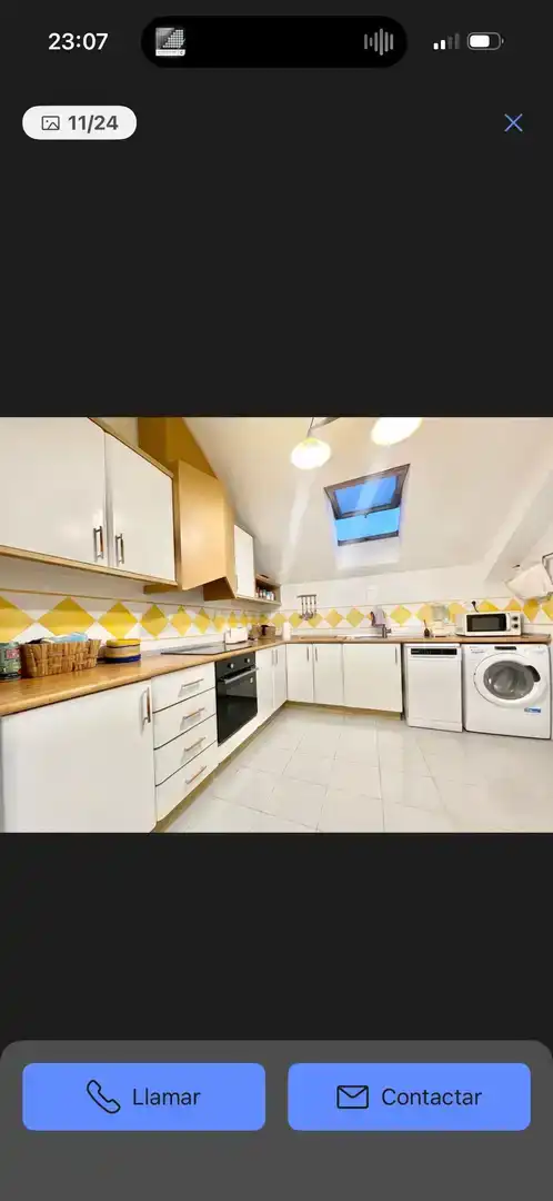 Cocina de Ático de alquiler en Orihuela con Aire acondicionado, Jardín privado y Piscina