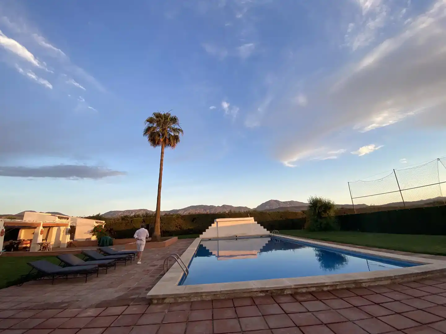 Piscina de Finca rústica de lloguer en Zona de la Vega