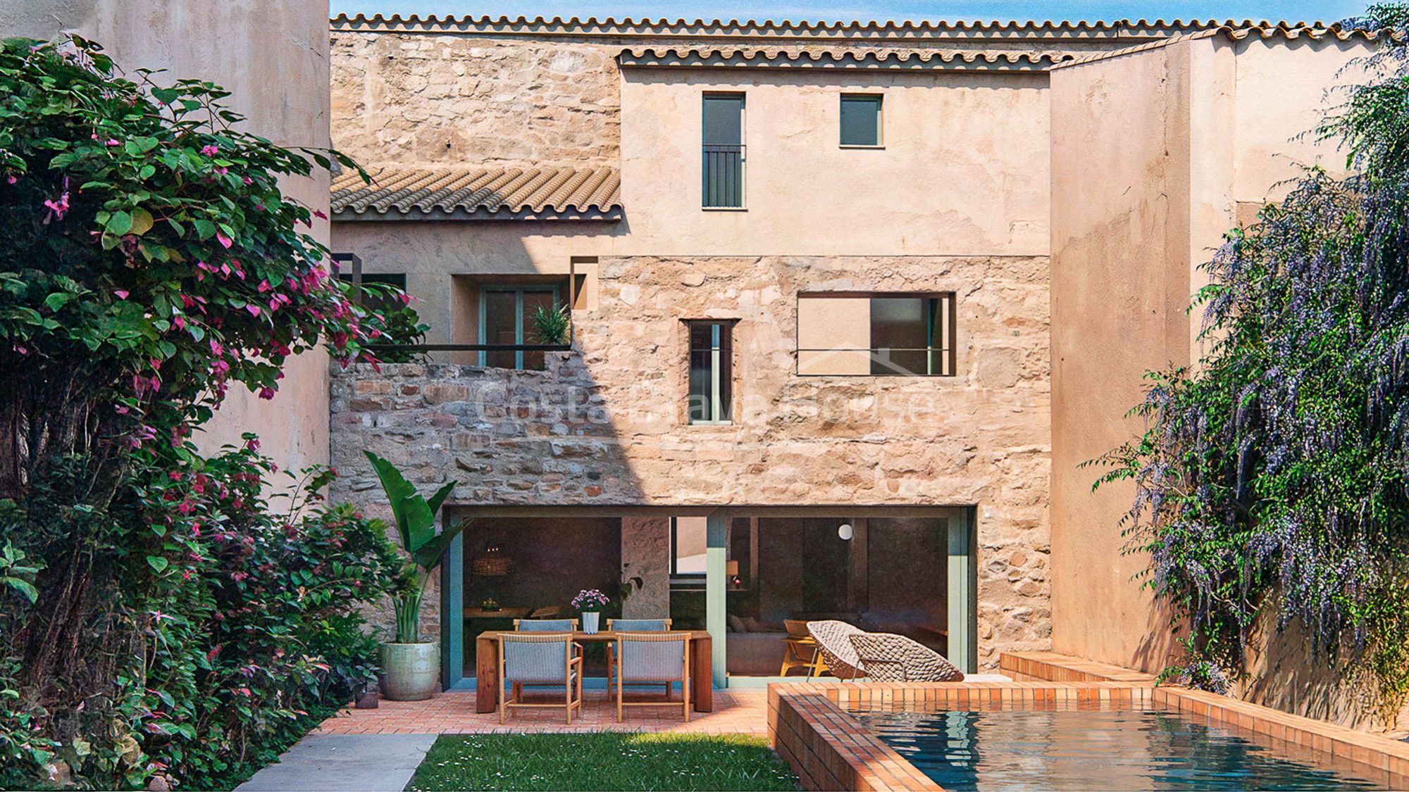 Exterior view of Country house for sale in Gualta  with Private garden, Terrace and Swimming Pool