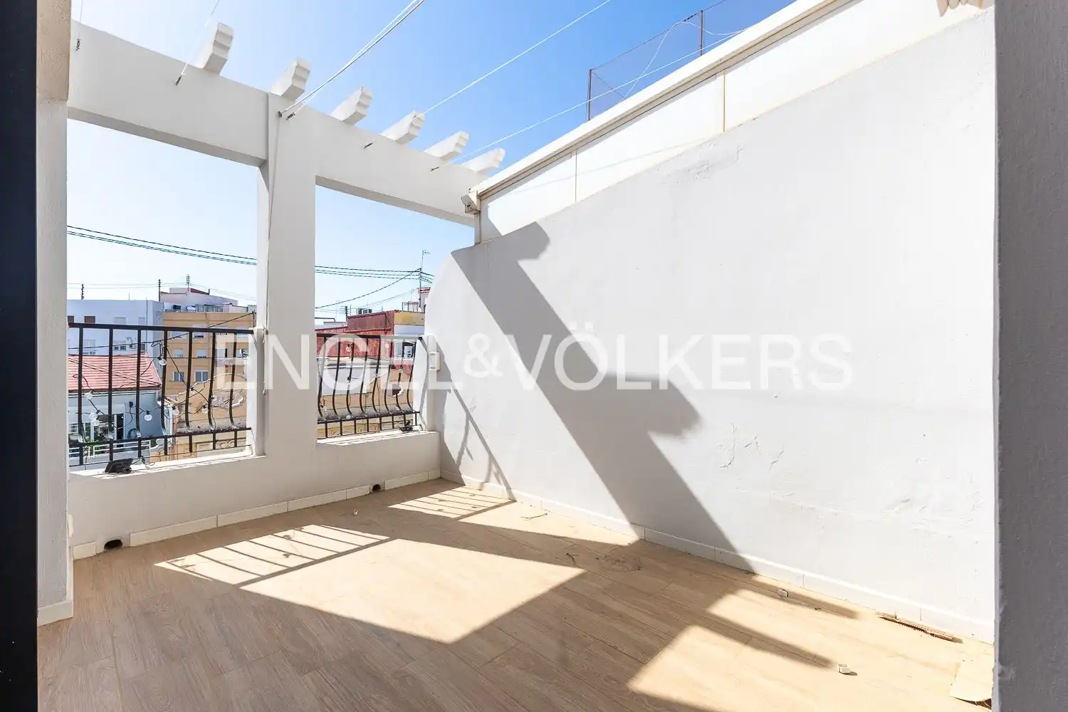Terrace of Attic for rent in Valencia  with Air Conditioner, Heating and Terrace