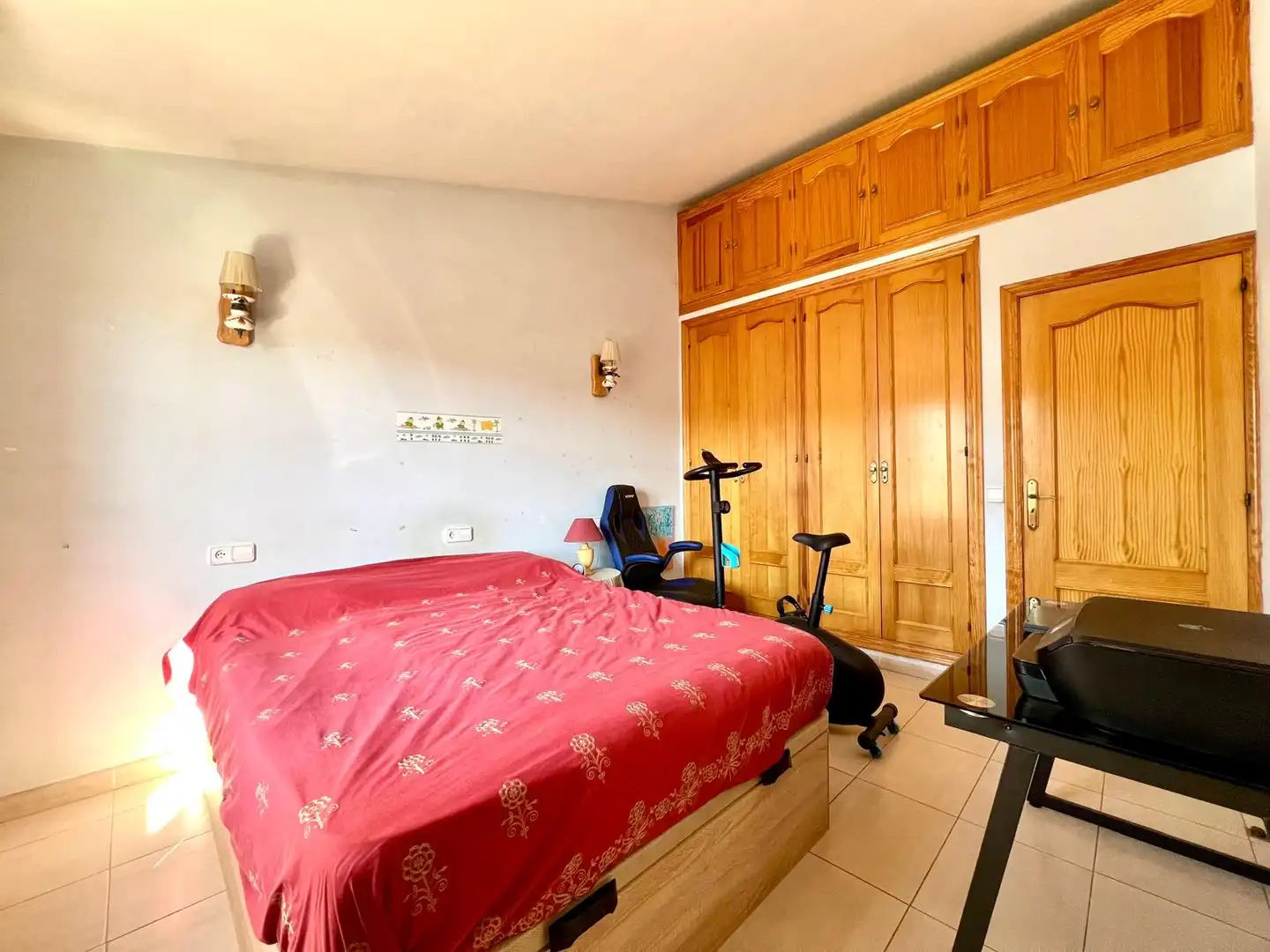 Dormitori de Casa adosada en venda en  Palma de Mallorca amb Aire condicionat, Calefacció i Jardí privat