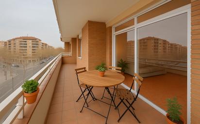 Terrace of Flat for sale in  Barcelona Capital  with Air Conditioner, Heating and Balcony