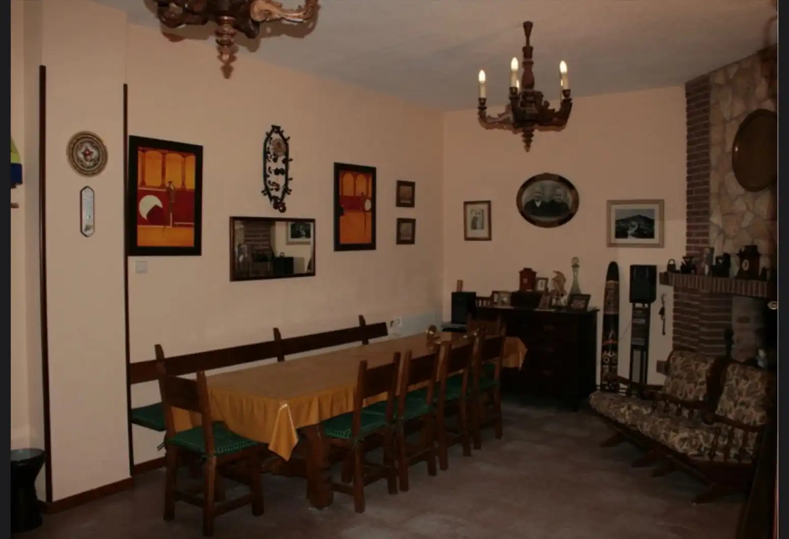 Dining room of Houses for sale in Ausejo  with Heating, Terrace and Furnished