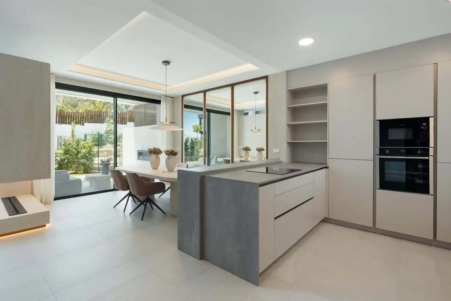 Kitchen of Detached homes for sale in Marbella  with Air Conditioner, Terrace and Swimming Pool