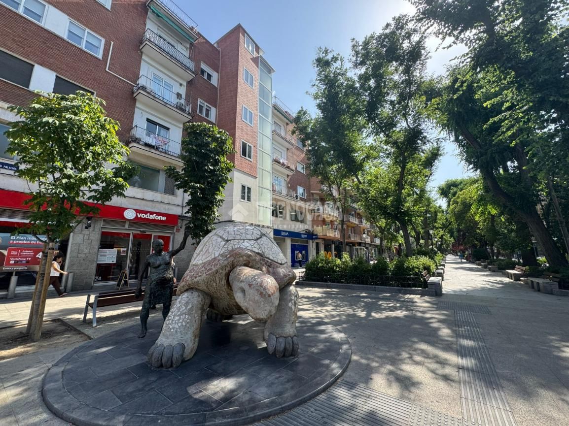 Exterior view of Flat for sale in  Madrid Capital  with Parquet flooring