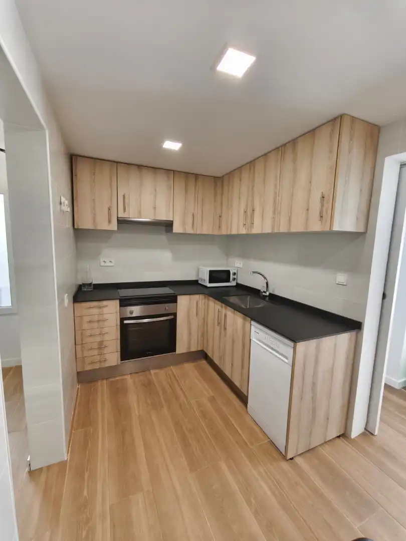 Kitchen of Attic for rent in Terrassa  with Furnished, Oven and Washing machine