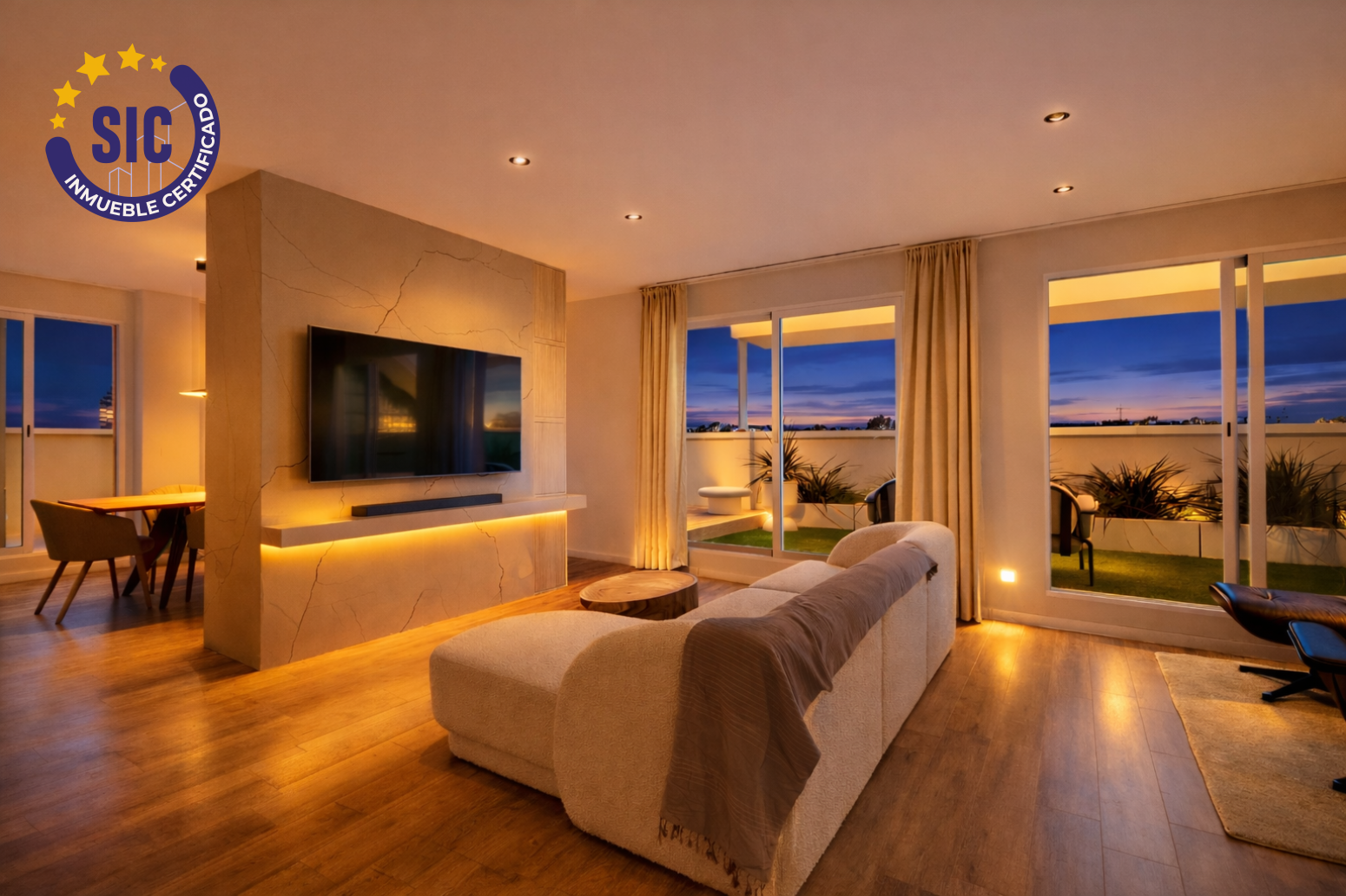 Living room of Attic for sale in Canet d'En Berenguer  with Air Conditioner, Heating and Terrace