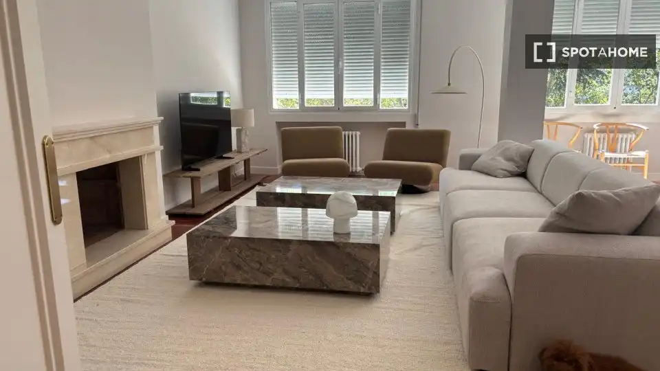 Living room of Flat for rent in Chamartín
