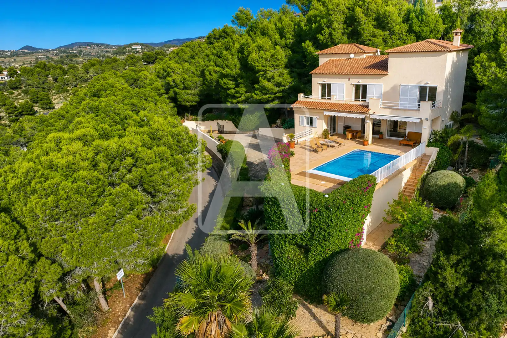 Exterior view of Houses for sale in Calpe / Calp  with Air Conditioner, Heating and Private garden
