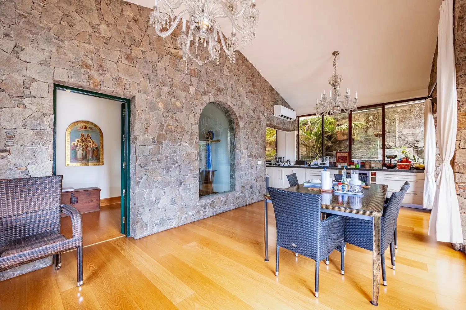 Comedor de Casa o chalet en venta en Telde con Jardín privado, Terraza y Piscina