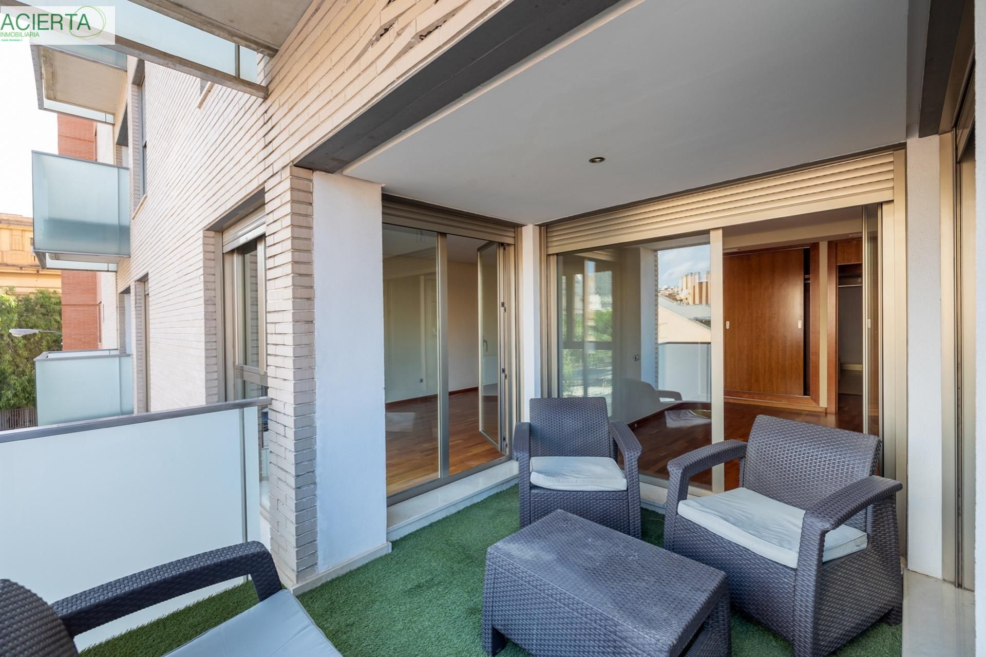 Terrace of Flat for sale in  Granada Capital  with Air Conditioner, Heating and Parquet flooring