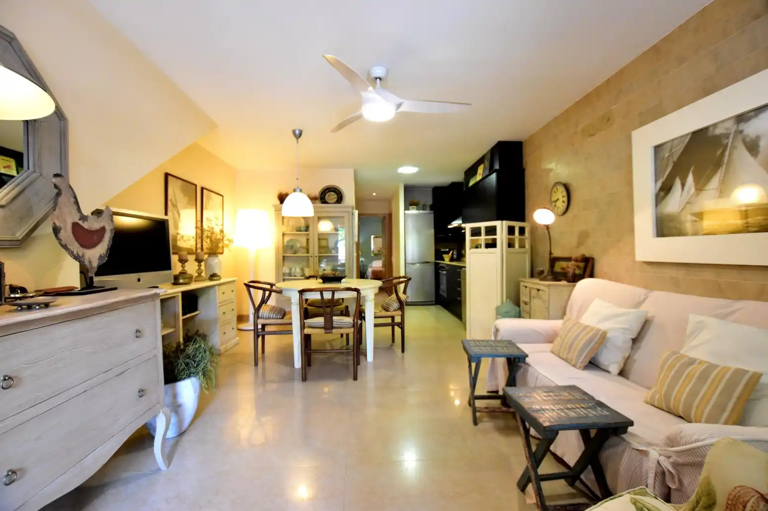 Sala de estar de Piso en venta en Puçol con Terraza