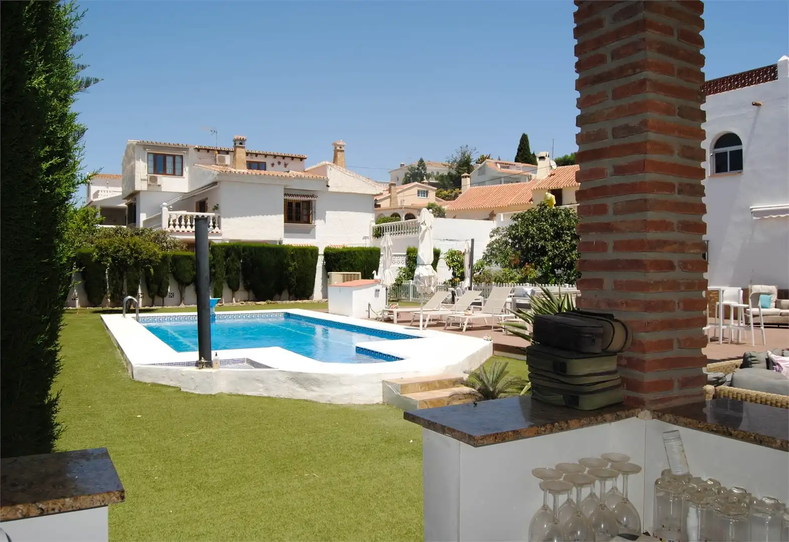 Jardín de Casa o chalet en venta en Vélez-Málaga con Aire acondicionado, Jardín privado y Terraza