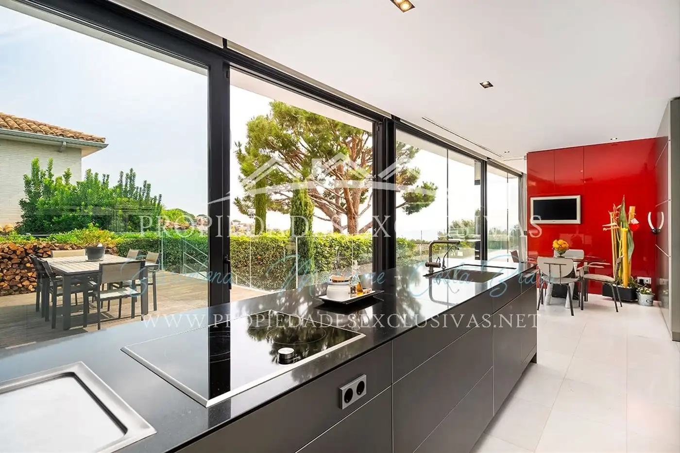 Cocina de Casa o chalet en venta en Teià con Aire acondicionado, Calefacción y Terraza