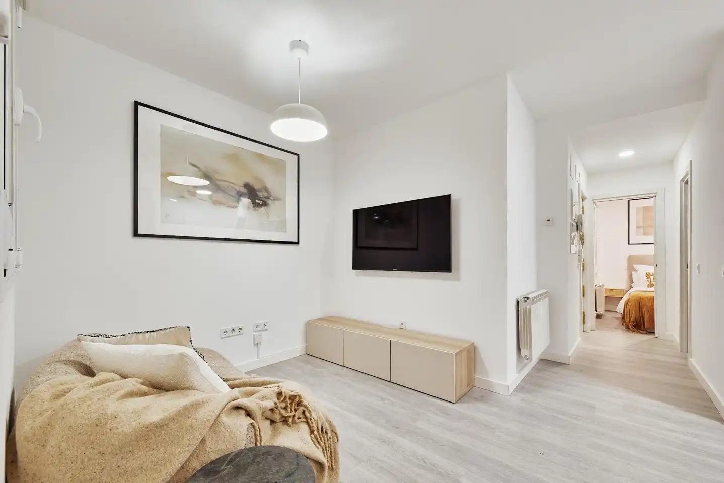 Sala d'estar de Planta baixa en venda en Madrid amb Moblat