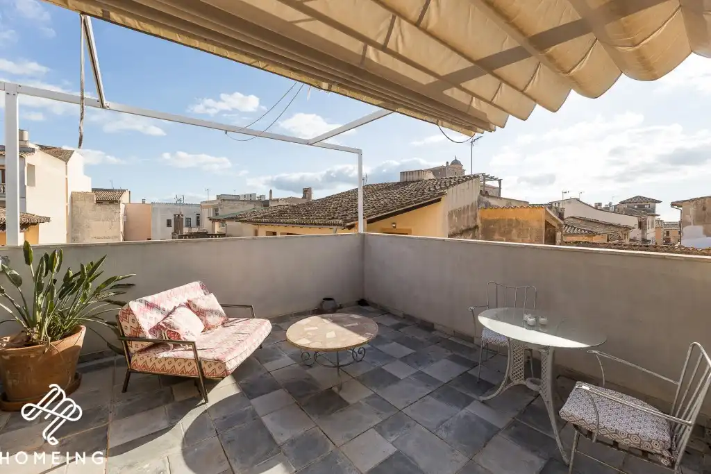 Terrasse von Country house zum Verkauf in Llucmajor mit Klimaanlage, Terrasse und Abstellraum