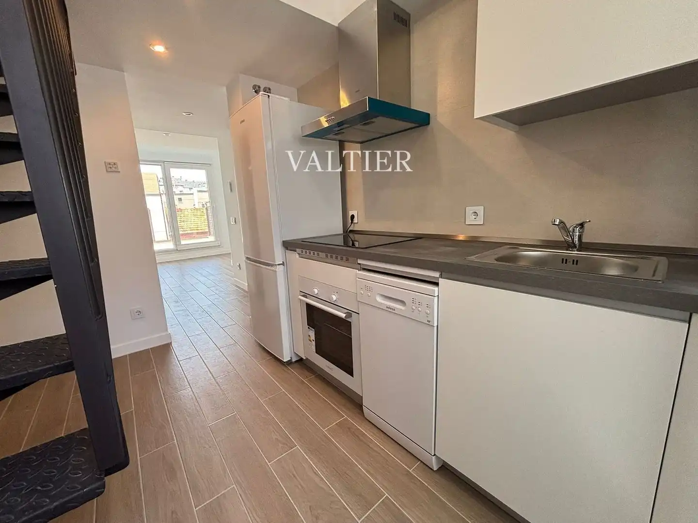 Küche von Maisonette zur Miete in Madrid mit Terrasse, Abstellraum und Schwimmbad