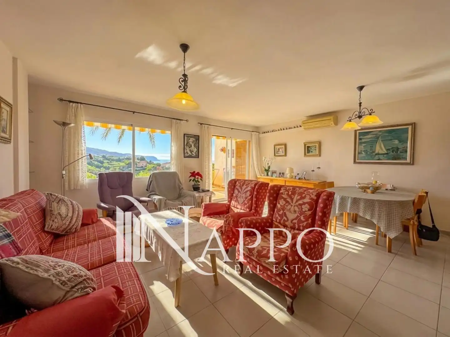 Sala d'estar de Dúplex en venda en Calvià amb Aire condicionat, Calefacció i Jardí privat