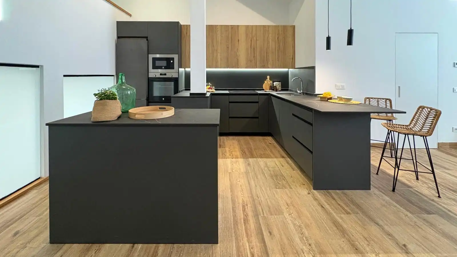 Kitchen of Detached homes for sale in Madrid  with Air Conditioner, Furnished and Alarm