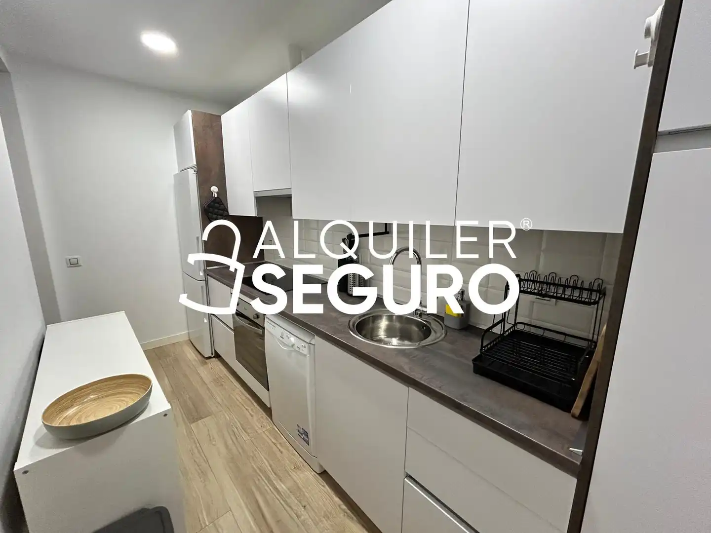 Küche von Wohnung zur Miete in Madrid mit Heizung, Terrasse und Möbliert