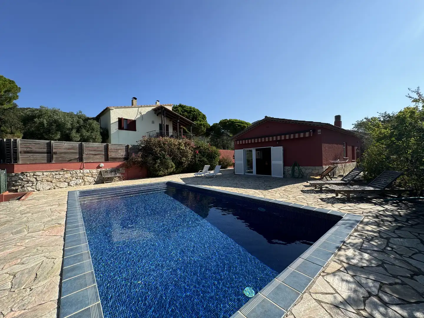 Piscina de Casa o xalet en venda en Santa Cristina d'Aro amb Calefacció, Jardí privat i Terrassa