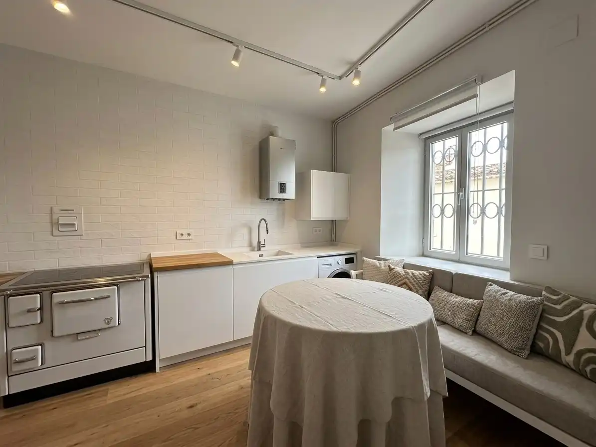 Cocina de Casa o chalet en venta en Sahagún con Calefacción, Jardín privado y Amueblado