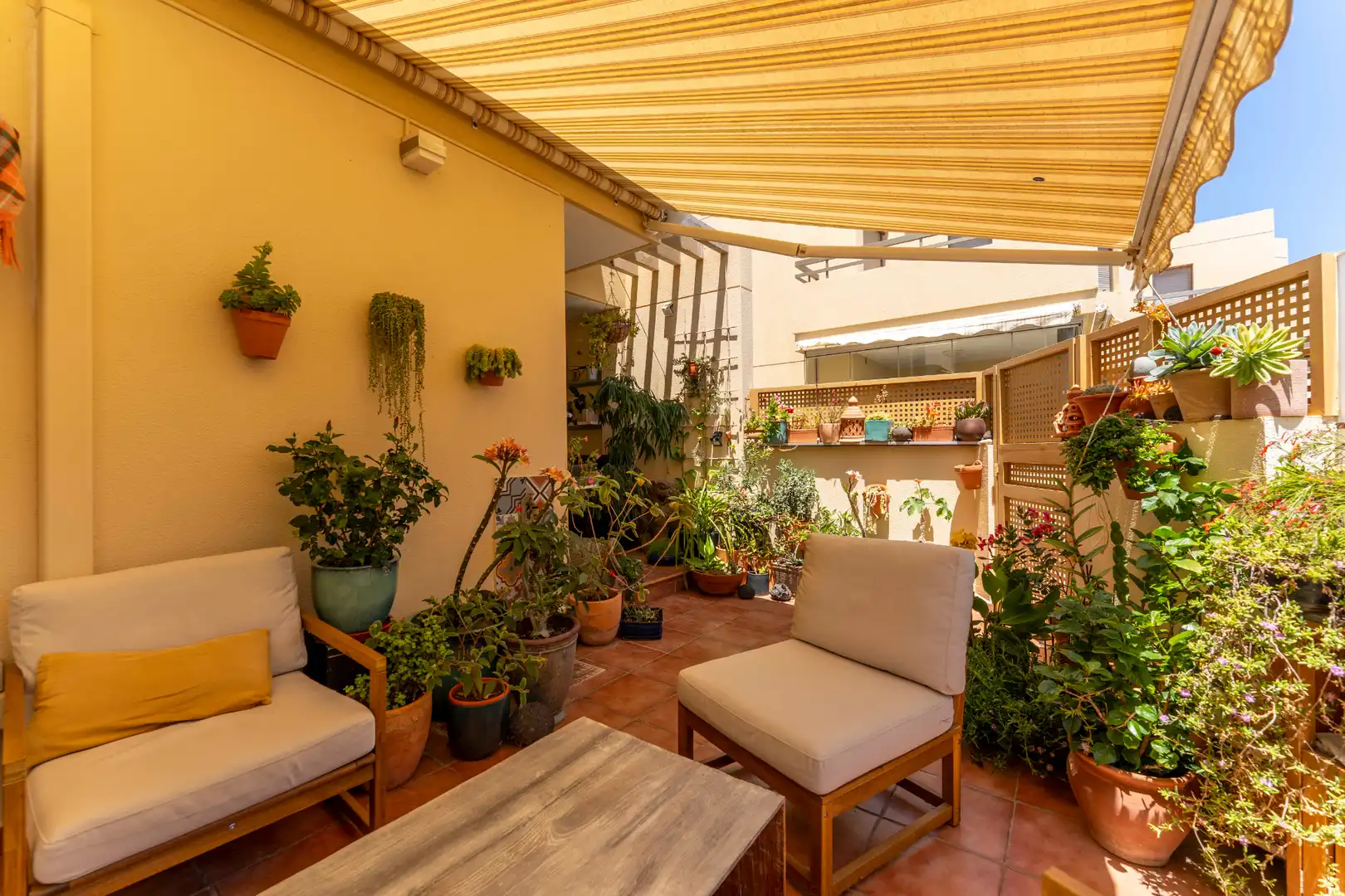 Terrassa de Casa adosada en venda en Granadilla de Abona amb Aire condicionat, Terrassa i Moblat