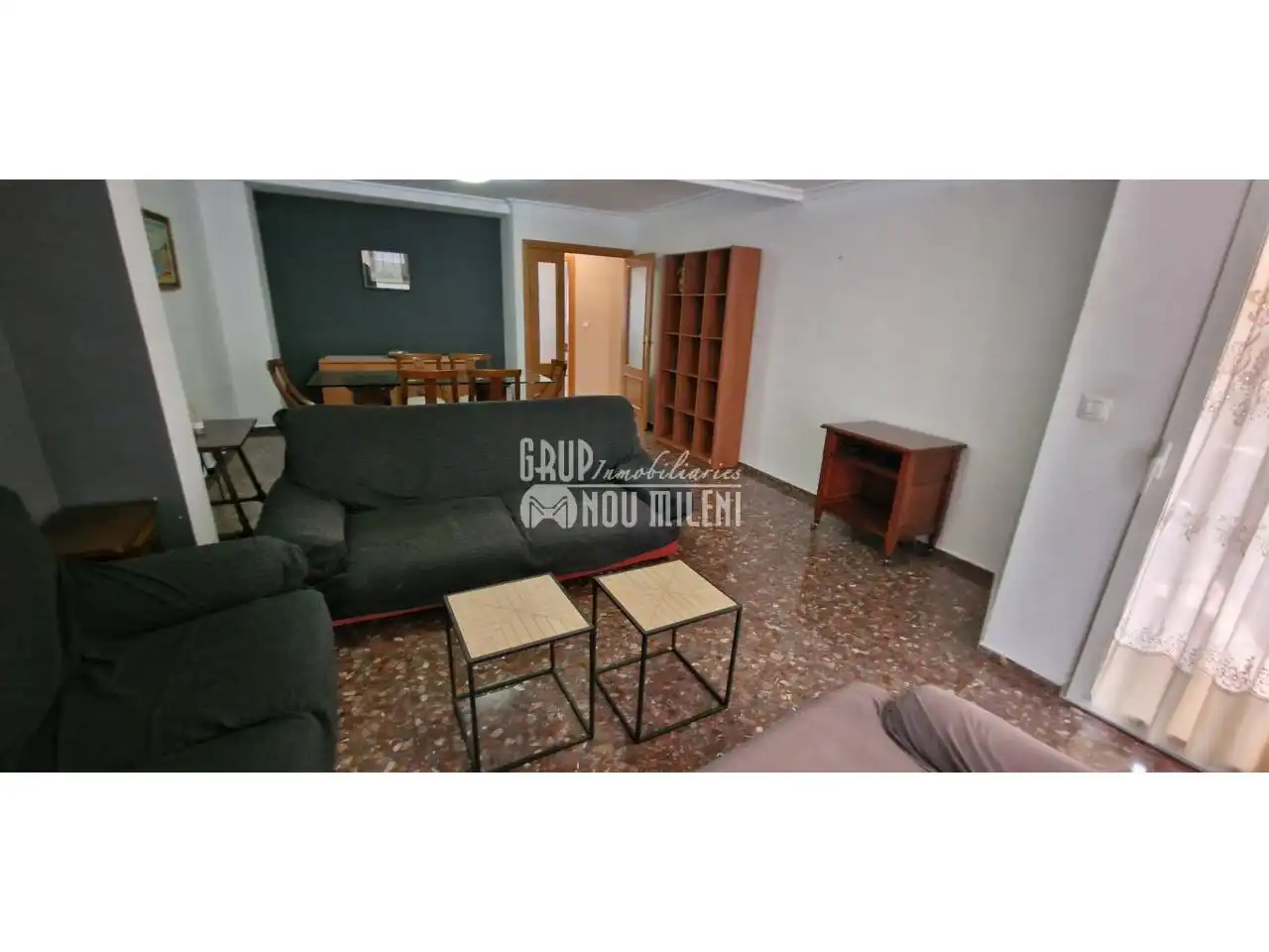 Sala de estar de Piso en venta en Burjassot con Amueblado y Balcón