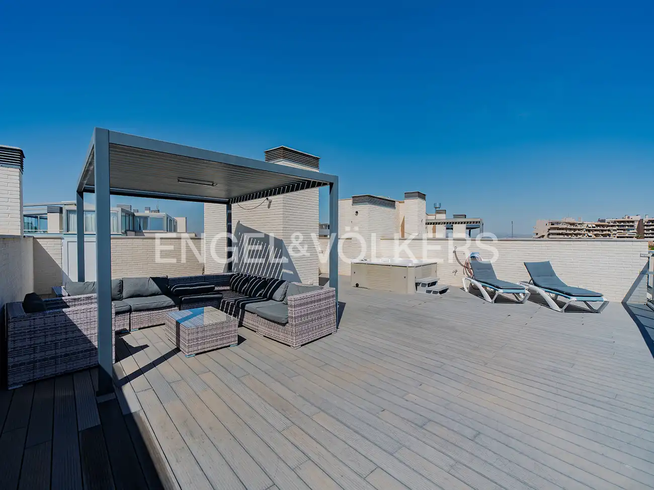 Terraza de Ático en venta en Elche / Elx con Aire acondicionado, Calefacción y Terraza