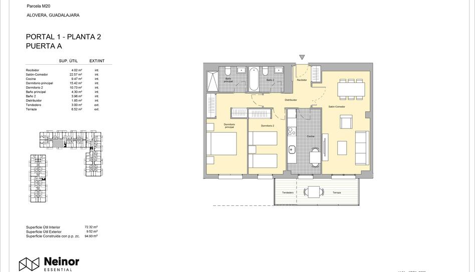 Photo 1 from new construction home in Flat for sale in    Avenida Castilla, Alovera, Guadalajara
