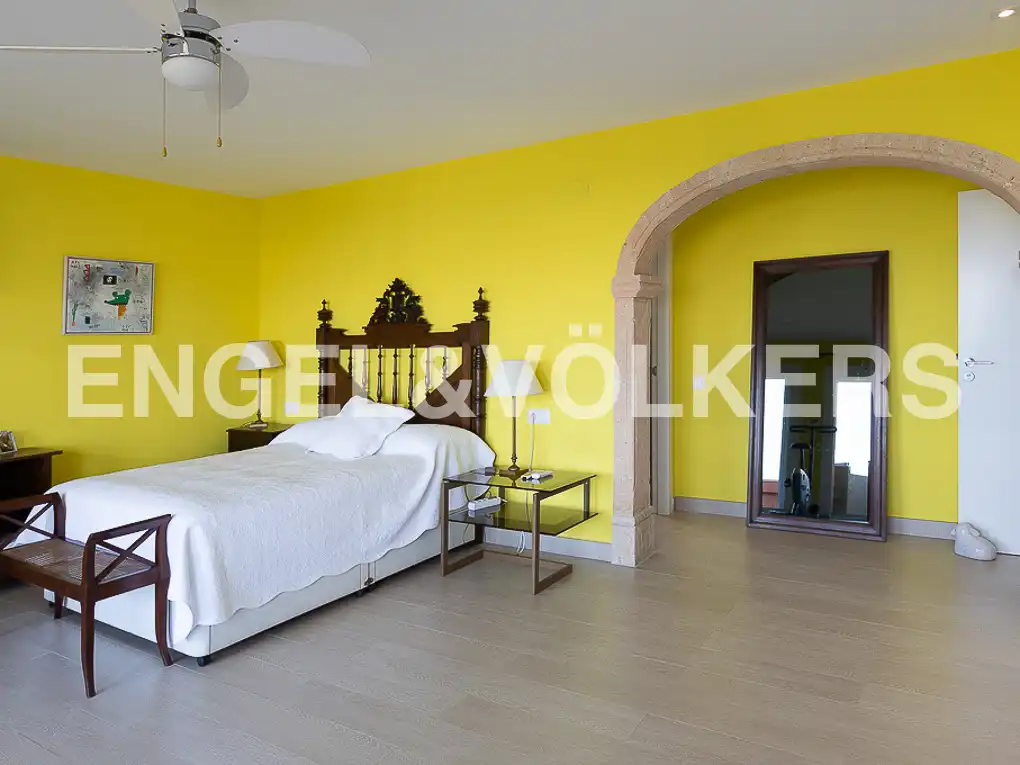 Schlafzimmer von Haus oder Chalet zur Miete in Jávea / Xàbia mit Klimaanlage, Heizung und Privatgarten